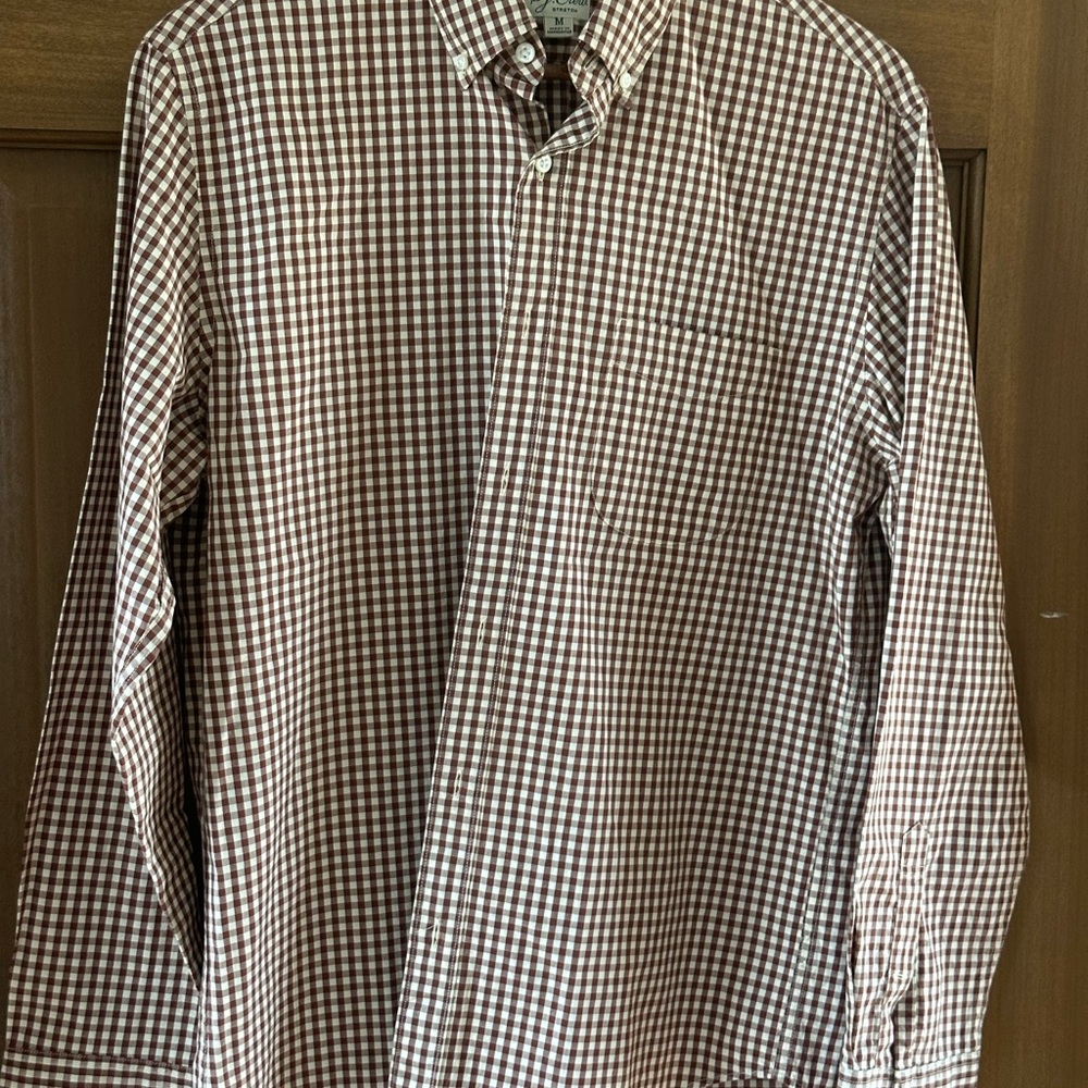 Mens plaid shirt J Crew M
